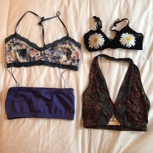 Bralettes from Urban Outfitters (excludes halter)